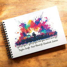 Personalised Concert Festival A5/A4/A3/Square Scrapbook, Photo Album, Memory Book, Birthday, Celebration, Disco, Rave, Party, Gig