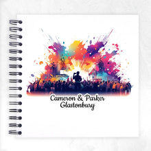 Personalised Concert Festival A5/A4/A3/Square Scrapbook, Photo Album, Memory Book, Birthday, Celebration, Disco, Rave, Party, Gig