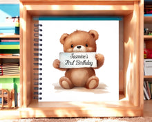 Personalised Teddy Bear A3/A4/A5/Square Travel Holiday Scrapbook, Memory, Photo Album