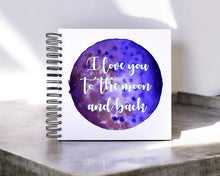 ORB Love You Moon & Back A5/A4/A3/Square Scrapbook, Photo Album, Guest Book, Memory Book