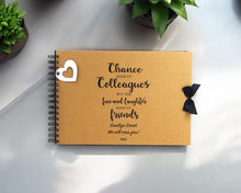 Personalised Kraft Scrapbook A5 A4 Chance Made Us Colleagues, Photo Album, Keepsake
