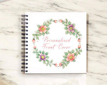 Personalised Flower Wreath A3/A4/A5/Square Scrapbook, Photo Album, Wedding Memory Book, Special Gift