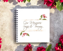 Personalised Bougainvillea Flower A5/A4/A3/Square Scrapbook, Photo Album, Guest Book, Memory Book