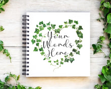 Personalised Heart Vines A3/A4/A5/Square Travel Holiday Scrapbook, Memory, Photo Album, Floral
