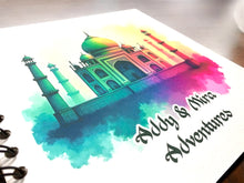 Personalised Taj Mahal, Agra, India A3/A4/A5/Square Travel Holiday Scrapbook, Memory, Photo Album, Cityscape