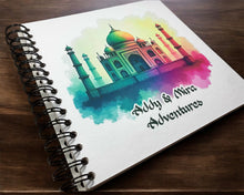 Personalised Taj Mahal, Agra, India A3/A4/A5/Square Travel Holiday Scrapbook, Memory, Photo Album, Cityscape
