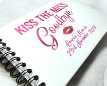 Kiss the Miss Goodbye Personalised A5/A4/A3/Square Scrapbook, Photo Album, Guest Book, Memory Book