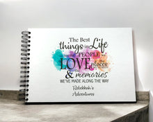 Personalised Splash Life Friends Family Scrapbook A5 A4 A3 , Photo Album, Keepsake
