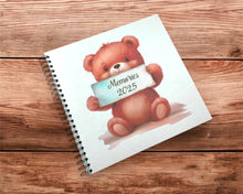 Personalised Teddy Bear A3/A4/A5/Square Travel Holiday Scrapbook, Memory, Photo Album