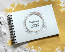 Personalised Glitter Circle A3/A4/A5/Square Scrapbook, Photo Album, Wedding Memory Book, Special Gift