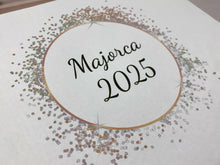 Personalised Glitter Circle A3/A4/A5/Square Scrapbook, Photo Album, Wedding Memory Book, Special Gift