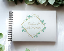 Personalised Geometric Gold A3/A4/A5 Scrapbook, Photo Album, Guest Book, Memory Book