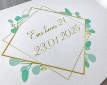 Personalised Geometric Gold A3/A4/A5 Scrapbook, Photo Album, Guest Book, Memory Book