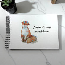 Personalised Cute Fox A3/A4/A5 Scrapbook, Photo Album, Guest Book, Memory Book, Event Gift