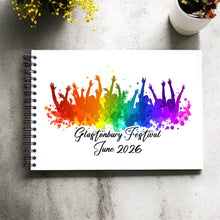 Personalised Party Festival A5/A4/A3/Square Scrapbook, Photo Album, Guest Book, Memory Book, Birthday, Celebration, Disco, Rave, Concert