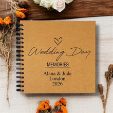 Personalised A5/Square/A4/A3 Our Wedding Day Memories Scrapbook, Photo Album, Journal, Gift