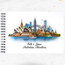 Personalised Australia Paint A3/A4/A5/Square Travel Holiday Scrapbook, Memory, Photo Album, Sydney