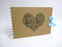 Personalised A5 A4 Baby Shower Scrapbook, New Born, First Year, Photo Album, Memory Gift