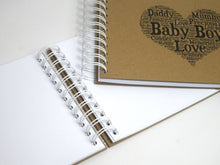 Personalised A5 A4 Baby Shower Scrapbook, New Born, First Year, Photo Album, Memory Gift