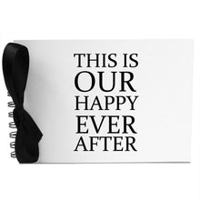 Ribbon, Our Happy Ever After, Photo Album, Scrapbook, Blank White Pages, A5