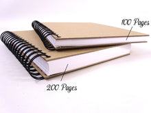 Personalised Journal, A4 A5, Portrait Notebook Diary, 200/400 (Pages) 100/200 (Sheets) Lined/Ruled