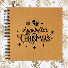 Personalised A3/A4/A5 Baby First Christmas, Scrapbook, Photo Album, Keepsake, Child, Family