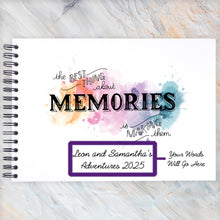 Personalised Splash Best Memories Scrapbook A5 A4 A3 , Photo Album, Keepsake