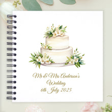 Personalised Wedding Cake A3/A4/A5/Square Marriage Guest Book, Scrapbook, Memory, Photo Album