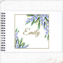 Personalised Purple Tulips Flower A3/A4/A5/Square Scrapbook, Memory, Photo Album
