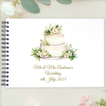 Personalised Wedding Cake A3/A4/A5/Square Marriage Guest Book, Scrapbook, Memory, Photo Album