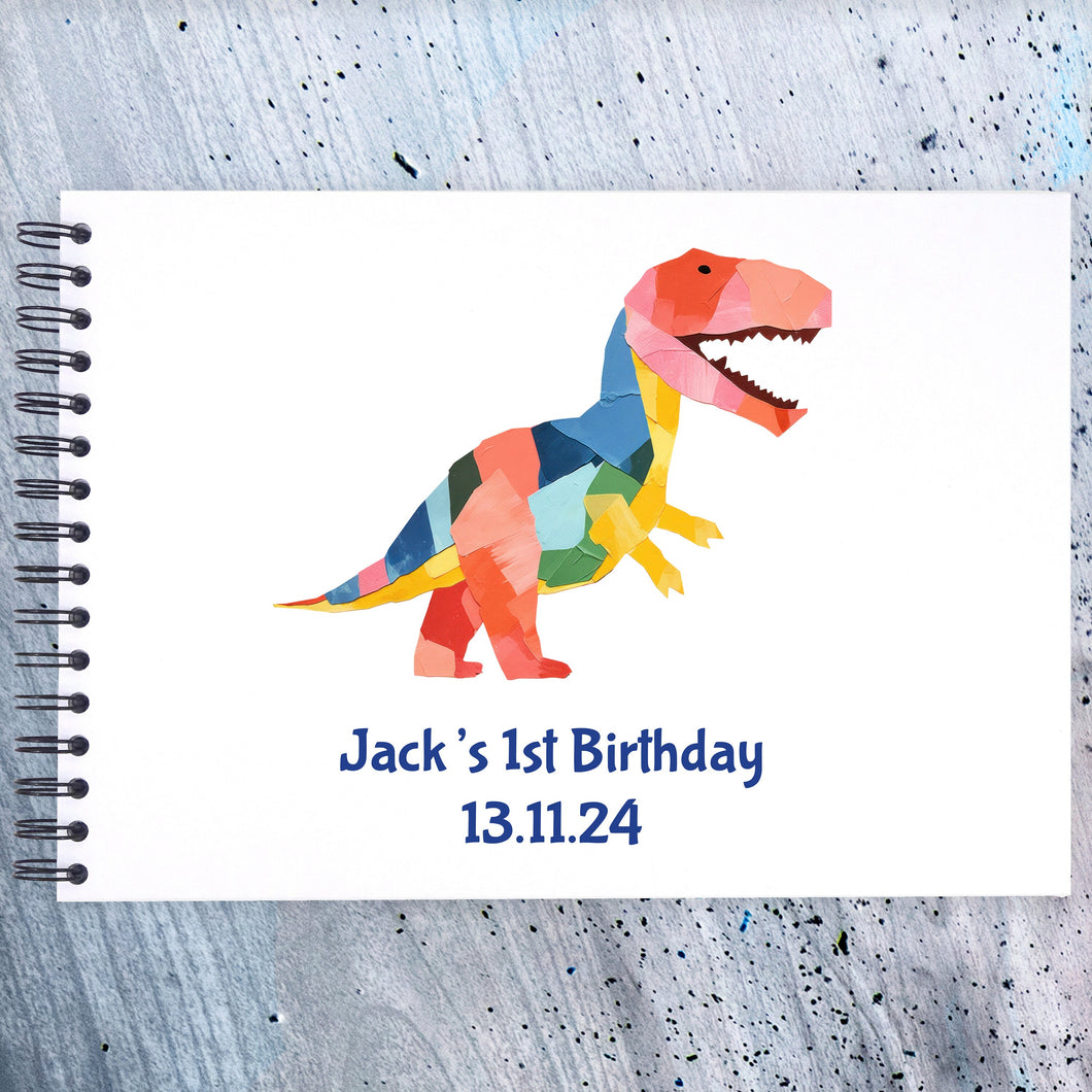 Personalised Dinosaur A3/A4/A5/Square Kids Children Scrapbook, Memory, Photo Album