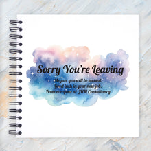 Personalised Goodbye Sorry You're Leaving A4/A5, Scrapbook, Photo Album, Book, Memories, New Job, Retirement