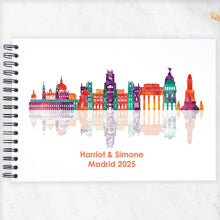 Personalised Madrid Spain A3/A4/A5/Square Travel Holiday Scrapbook, Memory, Photo Album