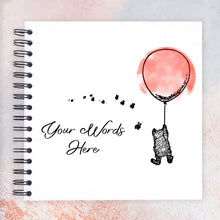 Personalised Winnie Pooh A3/A4/A5/Square Scrapbook, Photo Album, Memory Book, Special Gift, Balloon