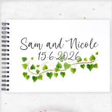 Personalised Ivy Branch A3/A4/A5/Square Travel Holiday Scrapbook, Memory, Photo Album, Floral