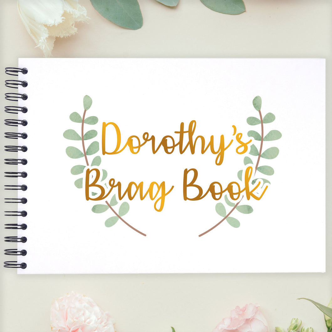 Personalised Brag Book A3/A4/A5 Scrapbook, Photo Album, Guest Book, Memory Book