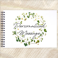 Personalised Pressed Flowers Effect A3/A4/A5/Square Travel Holiday Scrapbook, Memory, Photo Album, Floral