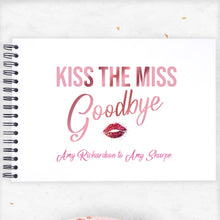 Kiss the Miss Goodbye Personalised A5/A4/A3/Square Scrapbook, Photo Album, Guest Book, Memory Book