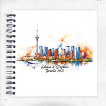 Personalised Toronto Paint A3/A4/A5/Square Travel Holiday Scrapbook, Memory, Photo Album, Canada