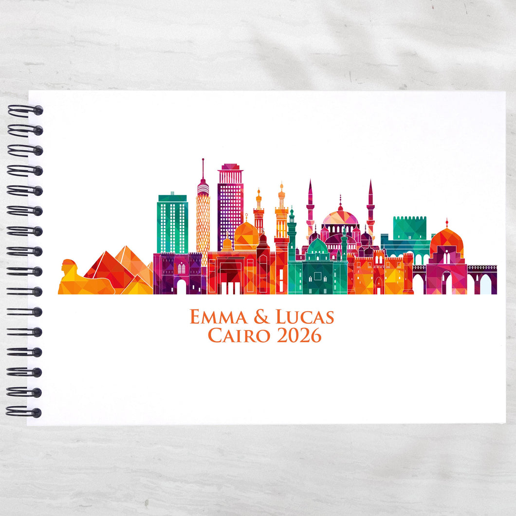 Personalised Egypt A3/A4/A5/Square Travel Holiday Scrapbook, Memory, Photo Album, Cairo