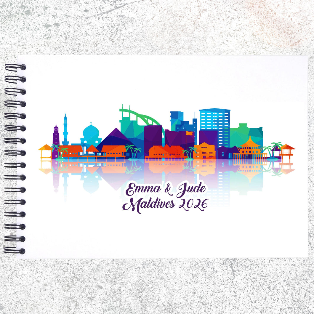Personalised Maldives A3/A4/A5/Square Travel Holiday Scrapbook, Memory, Photo Album, Cairo