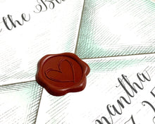 Personalised Envelope Letters to the Bride, Scrapbook, Photo Album, Keepsake, Wax Seal Embellishment, A5 Landscape