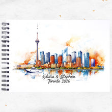 Personalised Toronto Paint A3/A4/A5/Square Travel Holiday Scrapbook, Memory, Photo Album, Canada