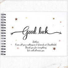 Personalised Good Luck A3/A4/A5/Square, Scrapbook, Photo Album, Book, Memories, New Job, Retirement