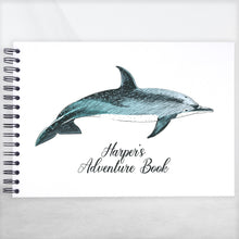 Personalised Dolphin Sea A3/A4/A5 Scrapbook, Photo Album, Guest Book, Memory Book, Event Gift, Ocean, Sealife, Nature