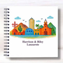 Personalised Lanzarote Canary Islands A3/A4/A5/Square Travel Holiday Scrapbook, Memory, Photo Album, Spain