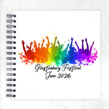 Personalised Party Festival A5/A4/A3/Square Scrapbook, Photo Album, Guest Book, Memory Book, Birthday, Celebration, Disco, Rave, Concert