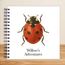 Personalised Ladybird A5/A4/A3/Square Scrapbook, Photo Album, Memory Book, Guest Book, Wedding, Birthday, Celebration, Adventure, Kids