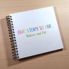 Personalised Our Story So Far... A5/A4/A3/Square Scrapbook, Photo Album, Guest Book, Memory Book, Gift