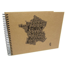 Personalised A3/A4/A5/ Travel Holiday Scrapbook, Photo Album, EU, USA, Australia